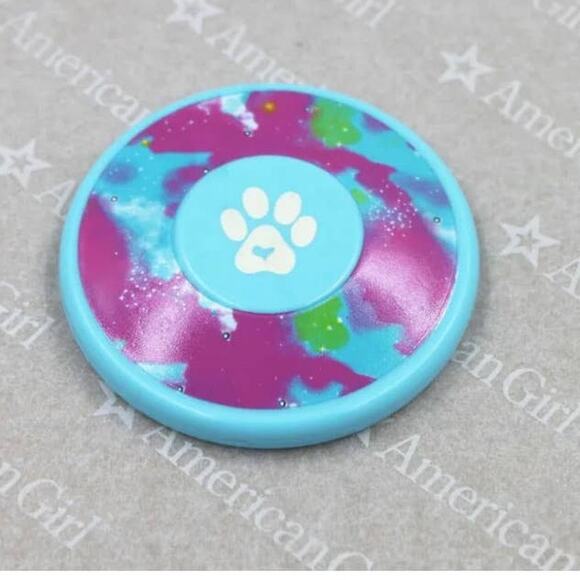 NEW American Girl Pet MAGNETIC DISC TOY Puppy Dog Furrocious Accessory Blue NIP! - Picture 6 of 7